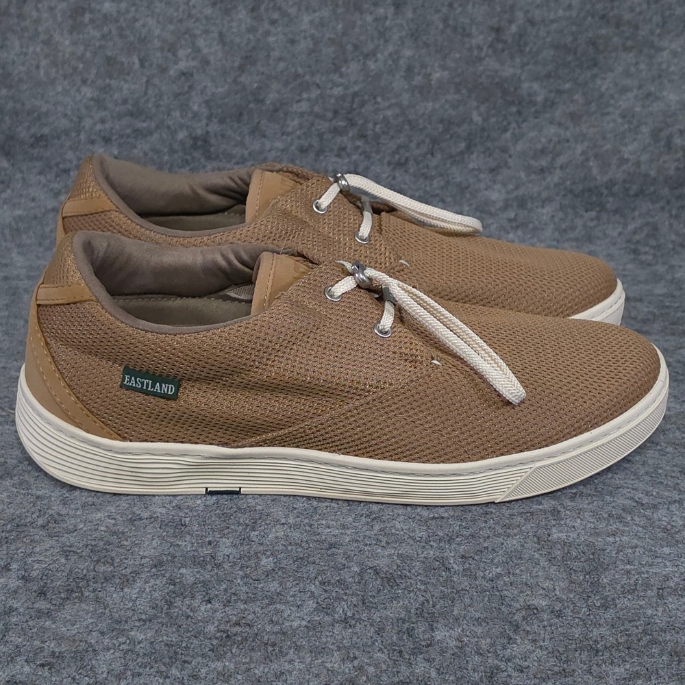 Eastland Beacon `955 edition Mens Tan Mesh Lace Up Sneakers Size 11M‎ NWOB